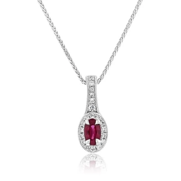 Ruby & Diamond Necklace