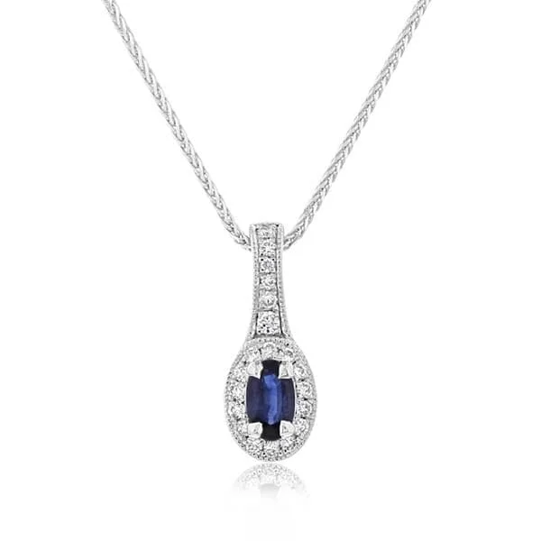 Sapphire & Diamond Necklace