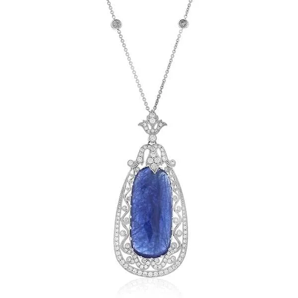 Sapphire & Diamond Necklace