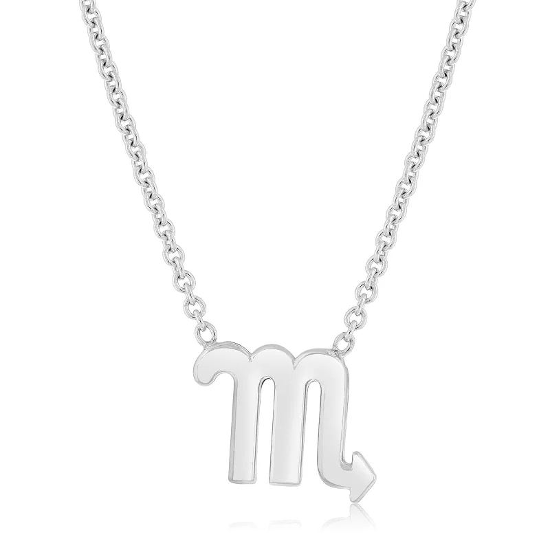 Scorpio Zodiac Station Necklace